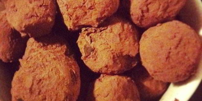 Рецепт шоколадных трюфелей с лимоном и тимьяном