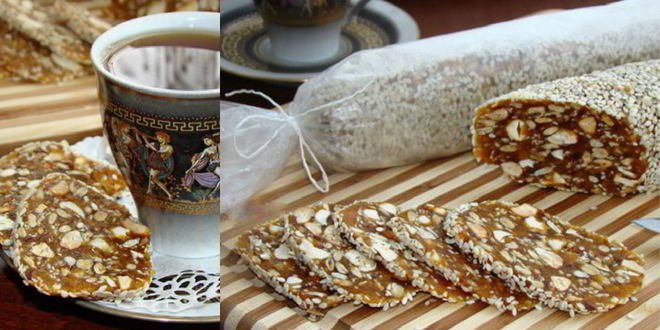 Рецепт сладкой колбаски из сухофруктов