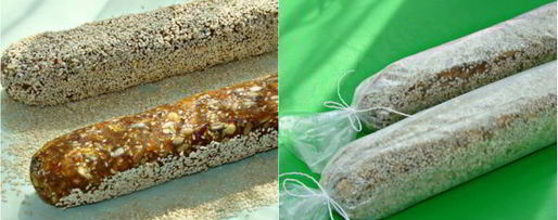 Шаг 2: сладкой колбаски из сухофруктов