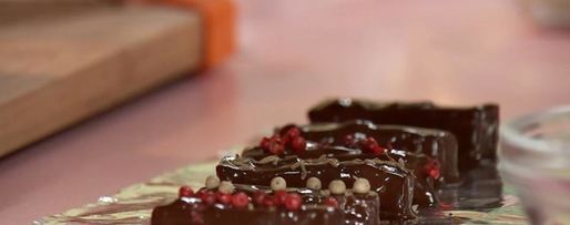 Шаг 2: сладких овощей и сало в шоколаде