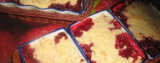 Шаг 3: сливового крамбла с орехами