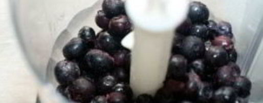 Шаг 1: черничного суфле на маскарпоне