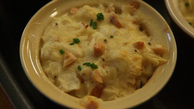 Рецепт Капустного суфле с сыром, орехами и горчицей