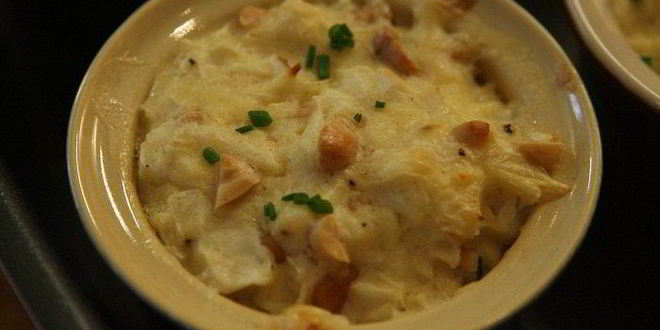 Рецепт капустного суфле с сыром, орехами и горчицей