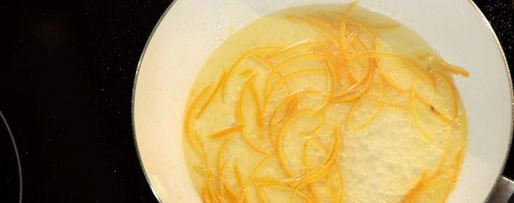 Шаг 3: куриного суфле с апельсиновыми цукатами на морковном пюре