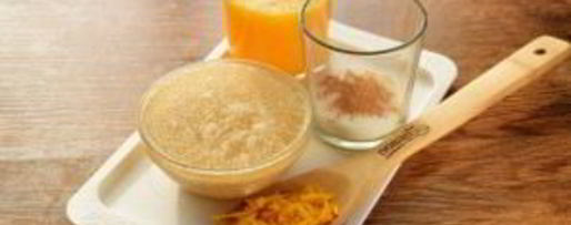 Шаг 2: пряного тыквенного суфле с отрубями