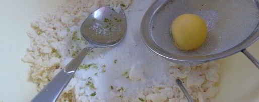 Шаг 1: шифонового лимонного торта-суфле