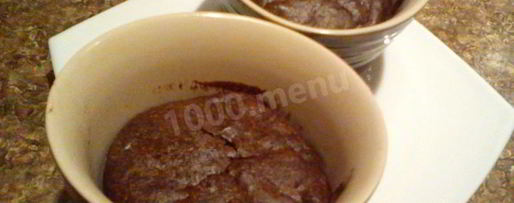 Шаг 2: шоколадного суфле с ванильным вкусом