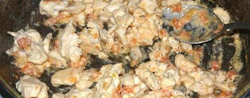 Шаг 4: сочного куриного филе под рисово-морковным суфле