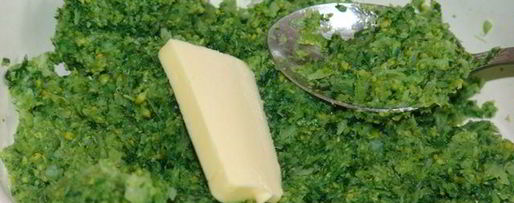 Шаг 1: суфле из брокколи со шпинатом, рыбным филе и лесными грибами