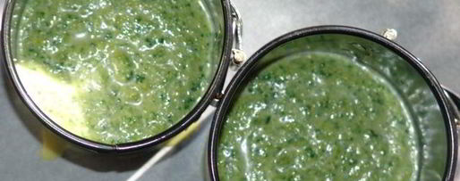 Шаг 2: суфле из брокколи со шпинатом, рыбным филе и лесными грибами