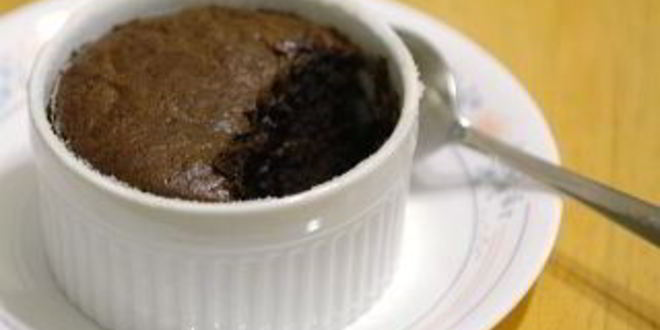 Рецепт суфле из черного шоколада