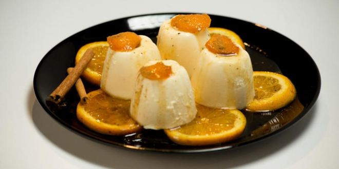 Рецепт суфле из и огурта с жареными пряными апельсинами