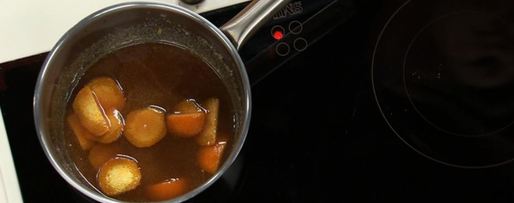 Шаг 2: суфле из и огурта с жареными пряными апельсинами