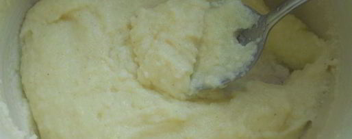 Шаг 1: суфле из манной крупы