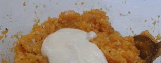 Шаг 5: суфле из тыквы с креветками