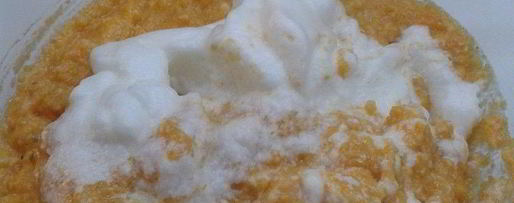 Шаг 6: суфле из тыквы с креветками