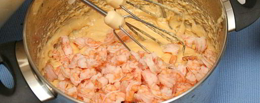 Шаг 4: суфле с креветками