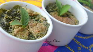 Рецепт Суфле со шпинатом и пармезаном