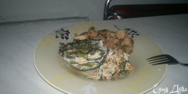 Рецепт суфле со стручковой фасолью и свинина в итальянском стиле