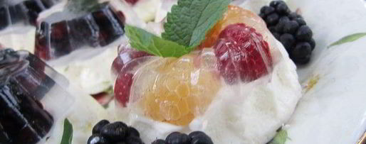 Шаг 2: суфле ягодно-сливочные тучки