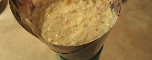 Шаг 3: сырного суфле елка с балыком