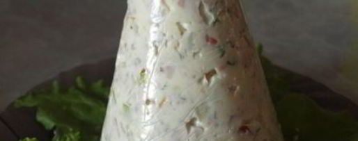 Шаг 4: сырного суфле елка с балыком