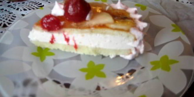 Рецепт торта-суфле с фруктами