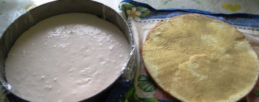 Шаг 4: торта-суфле с фруктами