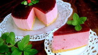 Рецепт Торта-суфле с малиной