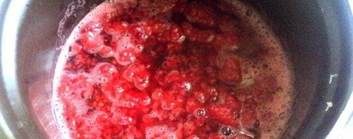 Шаг 3: торта-суфле с малиной