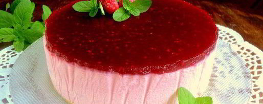 Шаг 9: торта-суфле с малиной