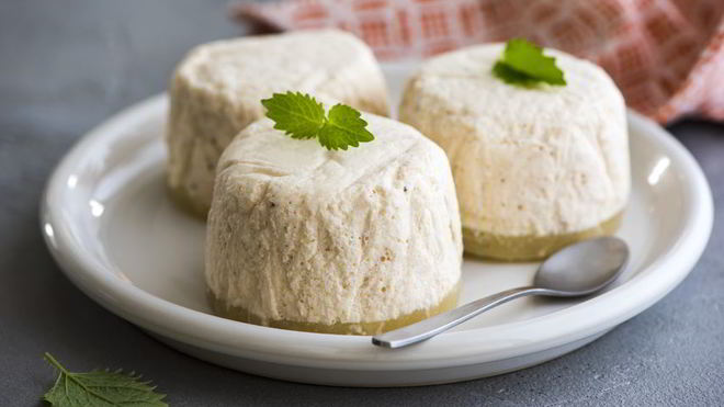 Рецепт Творожного суфле с ананасом и бананом