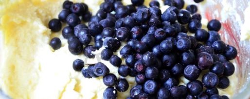 Шаг 5: творожного суфле с черникой