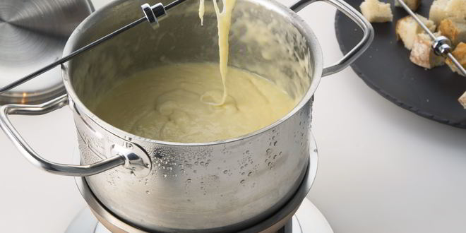 Рецепт сырного фондю