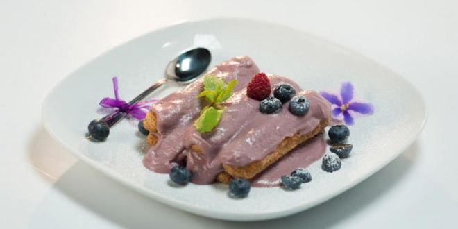 Рецепт фиалкового тирамису