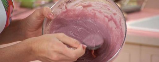 Шаг 1: фиалкового тирамису