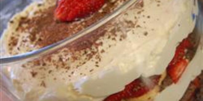 Рецепт клубничного тирамису