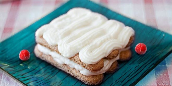 Рецепт крема для тирамису с маскарпоне с сахарной пудрой и сливками