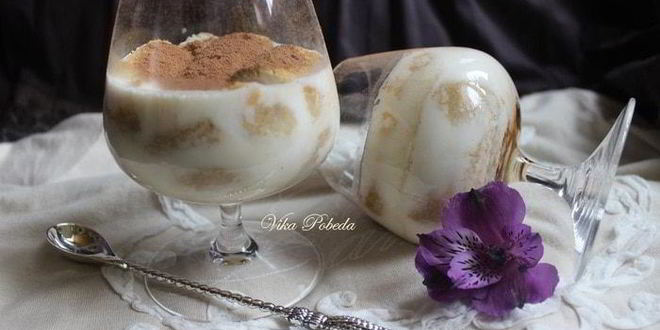 Рецепт панны котта тирамису