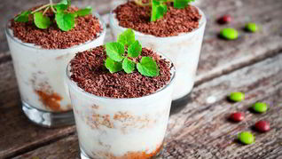 Рецепт Парфе Тирамису с маскарпоне и шоколадом