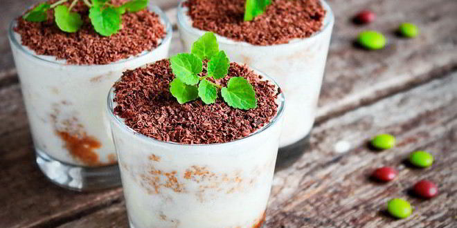 Рецепт парфе тирамису с маскарпоне и шоколадом