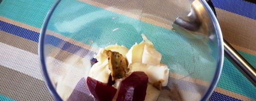 Шаг 2: свекольного тирамису