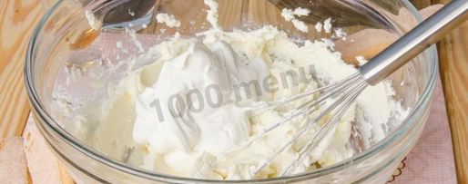 Шаг 4: тирамису без яиц с маскарпоне