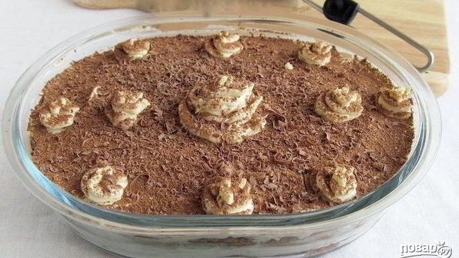 Рецепт Тирамису классический без яиц