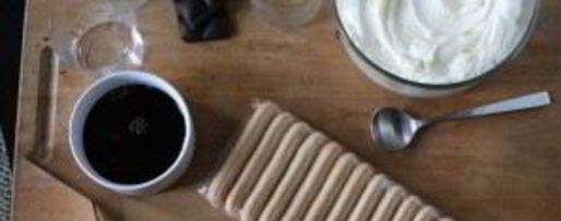 Шаг 1: тирамису на сливках