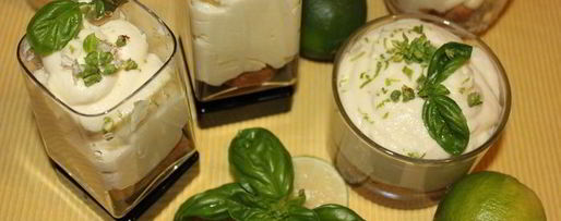 Шаг 10: тирамису с лаймом и свежим базиликом