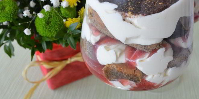 Рецепт тирамису с малиновым сиропом