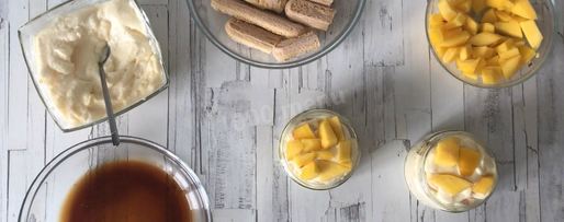 Шаг 14: тирамису с манго