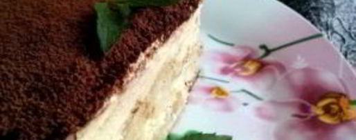 Шаг 4: тирамису с маскарпоне